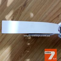 Самокат SR 2-018, двухколесный, с ручным и ножным тормозом, складной, белый new