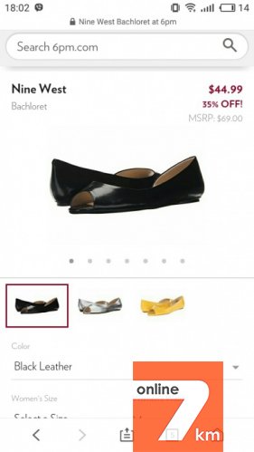 Балетки женские Nine West (с Америки) р39