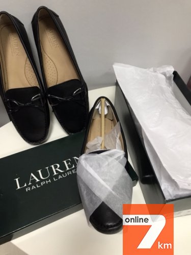Briley Leather Loafer от Ralph Laren, брендовые мокасины, Оригинал