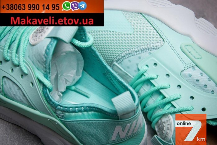 Женские кроссовки Nike Huarache мятные Одесса
