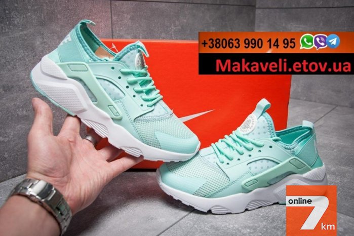 Женские кроссовки Nike Huarache мятные Одесса