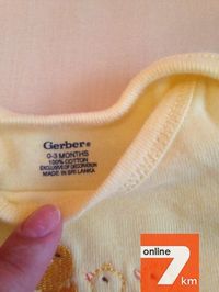 Боди бодики Гербер Gerber от рождения