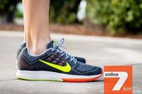 Найки зум Nike air zoom structure 18 черн+салот+оранж  2016 в наличие