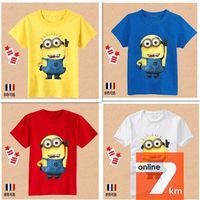 Футболка детская с изображением миньона 2-6 лет,