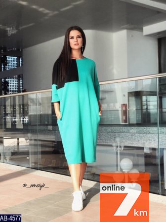 Стильное платье oversized батал