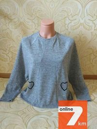 Модная кофточка свободного фасона (разлетайка)