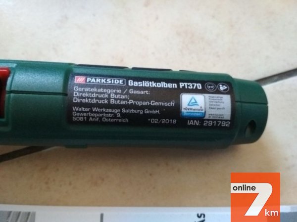 Паяльник газовый ГЕРМАНИЯ Parkside® газовая горелка ювелирная фен