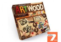 Набор Подставки под чашки ART WOOD выпиливание лобзиком Danko Toys