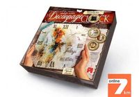 Набор Decoupage Clock Часы декупаж Danko Toys