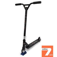 Самокат Scooter Aggressive (Скутер Агрессив), двухколесный, для подростков, трюковый, черный