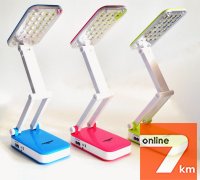 Настольная светодиодная лампа трансформер tiross ts-55 аккумуляторная 800 mah, 220v, 24 smd led