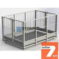 Весы для взвешивания животных 4BDU Х 1250х1250мм 300 кг - 1500 кг