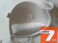 Белый лифчик бюстгальтер формированная чашка 65 70С H&M с пуш ап со съемными бретелями білий