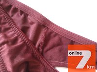 Женские бордовые трусики стринги на магните S-M Skin to Skin