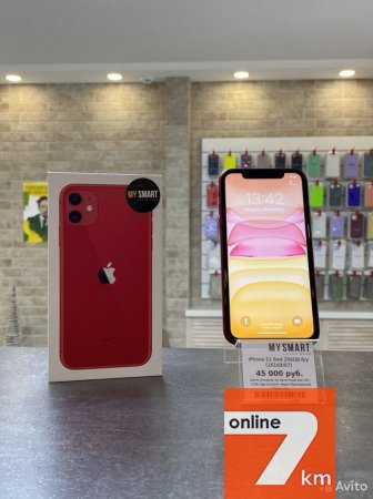 iPhone 11 Red 256GB 10 мес гарантия, рст