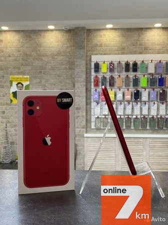 iPhone 11 Red 256GB 10 мес гарантия, рст