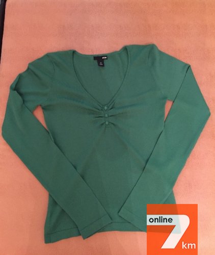 Продам новую кофту красивого изумрудного цвета фирмы H&M 100гр
